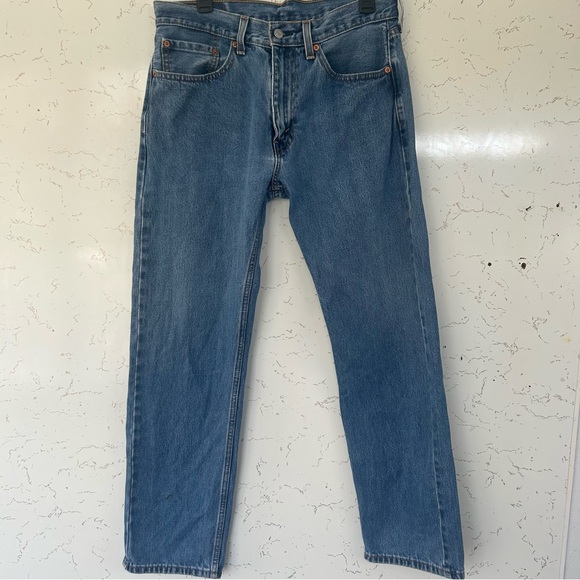 Levi's Other - Levis 505 Jeans Mens 34x32* Blue Straight Leg Loose Fit Cotton